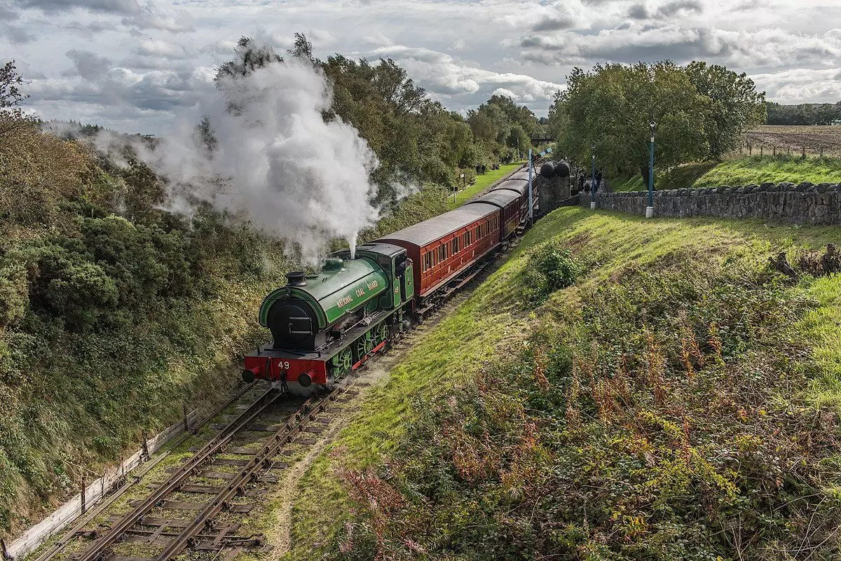 Tanfield Railway Steam train