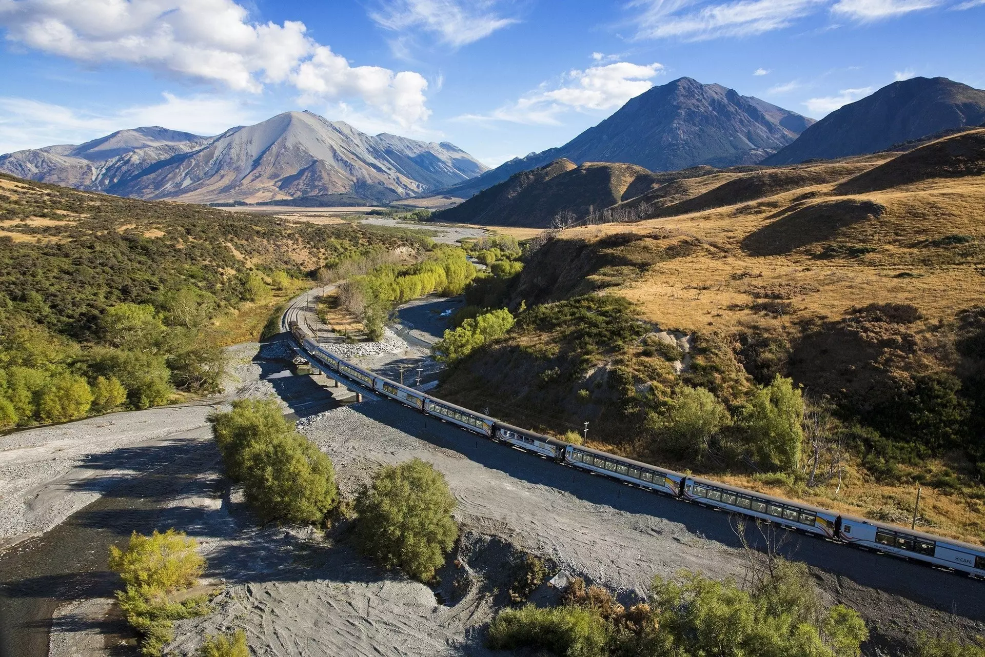 TranzAlpine Railway, New Zealand Train
